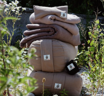 props Manas Yoga Studio eco-friendly materials