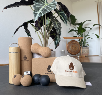 Merch Manas Yoga studio props & merchandise