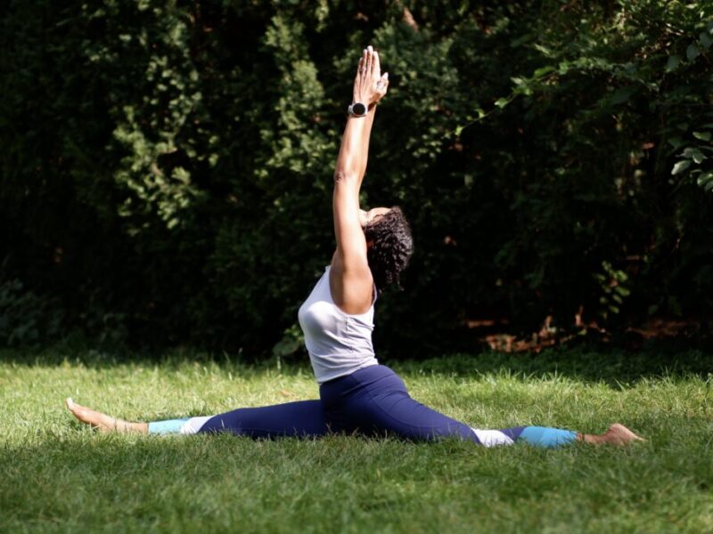 Deine Reise zum Spagat (Hanumanasana) <br>28. Juni 2025<br>13:00 – 15:30<br><br> Spagat Workshop im manas Yoga